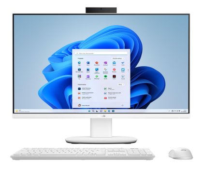 Komputer All In One ASUS VM640KA AIO 24" Ryzen AI 5-330/16GB/512/Win11 100Hz Biały